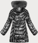 Zimní bunda s kapucí (16M9122-105) grafitová - J Style L