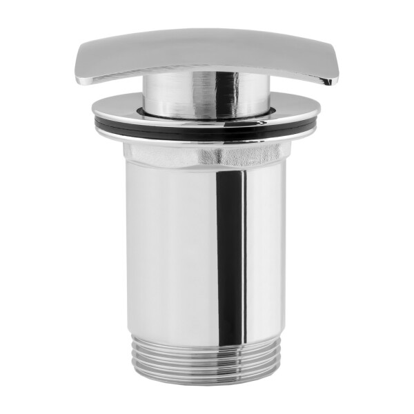 OMNIRES - Zátka klik-klak pro umyvadlo s přepadem i bez přepadu chrom /CR/ F706CR