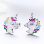 Elenys náušnice Jednorožec Unicorn