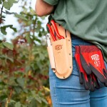 Kožené pouzdro na nůžky i brousek FELCO 910+