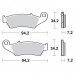 Brzdové destičky Sbs 694 Rsi (Oem *Ap9100788*)