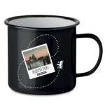Personalizovaný retro plecháček s fotkou a cestovatelským motivem