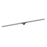 GEBERIT - CleanLine Nerezový sprchový kanálek 80, 30-130 cm, černý chrom/kartáčovaný chrom 154.441.QC.1