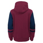 Outerstuff Dětská Mikina Colorado Avalanche Faceoff Colorblocked Fleece Full-Zip Velikost: Dětské M (10 - 12 let)