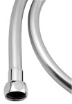 SAPHO - SOFTFLEX plastová sprchová hadice, 120cm, metalická stříbrná/chrom 1208-10