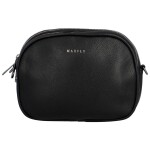 Malá trendy koženková crossbody kabelka Jennifer, černá