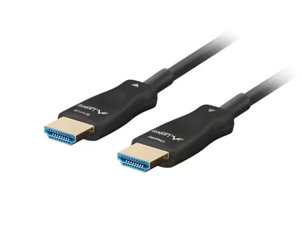 Lanberg HDMI 2.1 AOC 80m / Kabel / 8K 30Hz / černý (CA-HDMI-30FB-0800-BK)