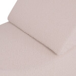 PLUSH NEST PLUSH NEST Dětská polohovatelná lenoška Krémový beránek 145 × 35 × 45 cm