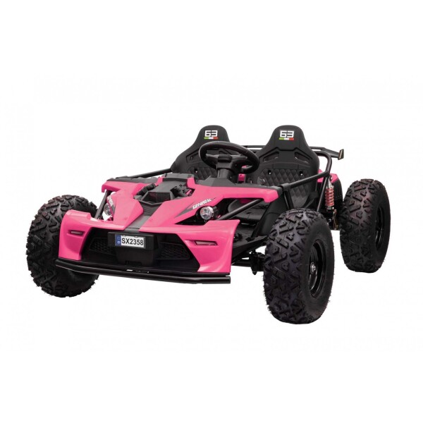 Mamido Elektrické autíčko Buggy GENERAL 63 růžové