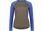 Mons Royale Icon Raglan WMNS dámské triko dlouhý rukáv Walnut/Cornflower vel. S