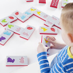 GuideCraft Velké hmatové domino Farma