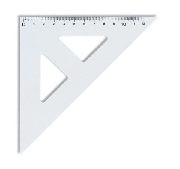 Koh-i-noor trojúhelník kolmicí čirý 45/141