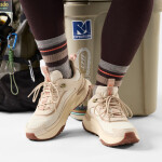 Dámské merino ponožky SMARTWOOL Women's Hike Full Cushion Saturnsphere C, Taupe/Natural Marl velikost: 34-37 (S)
