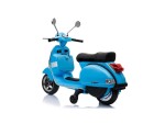 Mamido Dětský elektrický skútr Vespa modrá