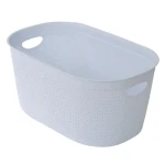 Belli e Forti RATA bílá / Koš na prádlo / plast / 60 l