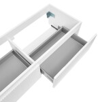 Koupelnová skříňka s deskou z umělého kamene SAT Evolution 118x30x44,8 cm bílá mat SATEVO120WMTK SATEVO120WMTK
