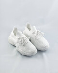 Bílé dámské sportovní boty model 17066089 Bílá jedna velikost - FEEBIT-ER