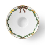 Royal Copenhagen Porcelánový svícen Star Fluted Christmas, bílá barva, porcelán