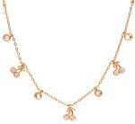 ELENYS Cherry Charm – pozlacený náhrdelník 18K žluté zlato Délka náhrdelníku: 40+5 cm / max. 45 cm