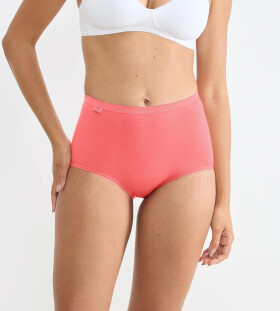 Sloggi BASIC+ – Maxi kalhotky (4 ks) s neviditelnými švy Sloggi RED 42