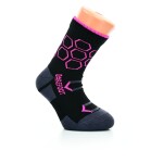 Sada ponožek little shoes sport hexagon kids bf black pink, 2 páry 25-29 EU