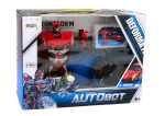 Mamido Auto Robot Transformers 2v1 na dálkové ovládání RC červený