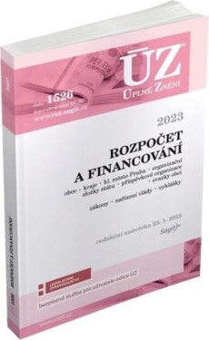 ÚZ 1526 Rozpočet financování