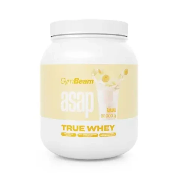 ASAP True Whey - GymBeam (banán, 900 g) (85948-2-900g-banana)