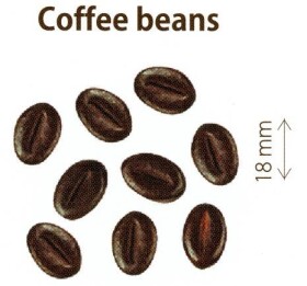 Dortisimo Dekorace Čokoládovo-kávové zrno (70 g)
