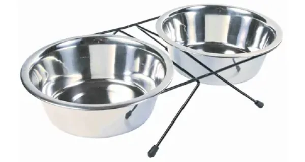 Trixie stojánek + 2 misky 1,8 l / 20 cm