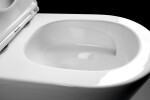 SAPHO - AVIS WC kombi mísa, Vortex Rimless, 66x36 cm, spodní/zadní odpad, bílá PC106-111