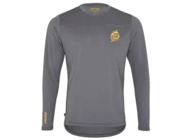 Silvini Ello pánský volný dres dlouhý rukáv Grey/Tiger vel. XL