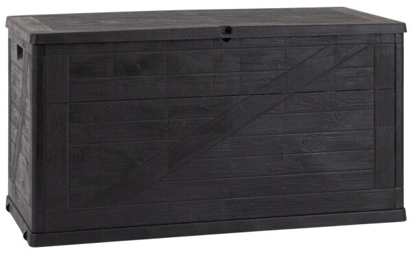 TOOMAX WOOD zahradní plastový úložný box 420 L - grafit