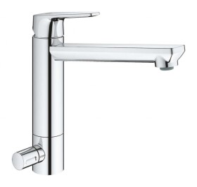 GROHE - BauEdge Dřezová baterie s uzavíracím ventilem, chrom 31696000