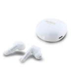 Guess Glossy Classic Logo TWS Bezdrátová Sluchátka White (57983124134)