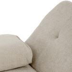 Trojmístná rozkládací pohovka, béžová, látka, ASB-C3034 CRM2