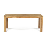 Jídelní stůl 180x90x75, masiv dub bílý, povrchová úprava olejem, nohy 10x10 cm