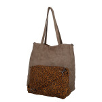 Elegantní dámská shopper taška 2v1 Rimela, šedo-béžová