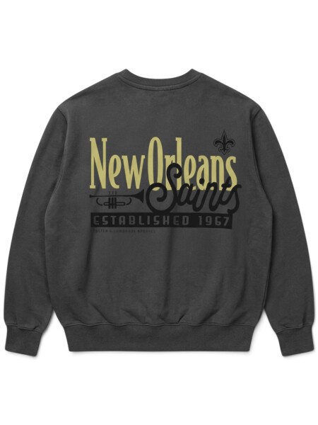 Lobster & Lemonade Pánská mikina New Orleans Saints NFL L&L '96 Classics Crew Sweater Velikost: XL