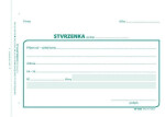 Stvrzenka, A6, 100 listů, NCR