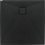 DEANTE - Correo nero Granitová sprchová vanička, čtvercová, 80x80 cm KQR_N42B