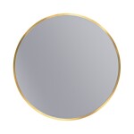 Erga Round, kulaté zrcadlo 50cm, zlatý rám, ERG-V01-ROUND-5050-GD