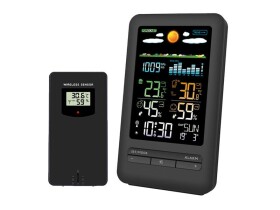 Solight TE87 meteostanice / barevný LCD / vnitřní/venkovní teplota a vlhkost / tlak / RCC (8592718036553)