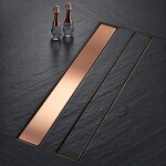 REA - Odtokový žlab Neox pro Brushed Copper 70 REA-G4801