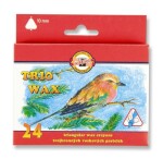 Voskovky Koh-i-noor Trio Wax 8274/24ks 10mm trojhranné