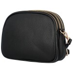 Trendy dámská koženková crossbody kabelka Sanix, černá