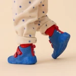 Affenzahn Prewalker Low Boot Leather Talky Whale Flexy celoroční