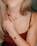LUNICA Stříbrný řetízek se ČTYŘLÍSTKEM 1011