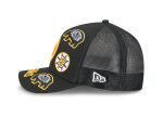 New Era Pánská kšiltovka Boston Bruins NHL 9FORTY M-Crown A-Frame Trucker All Over černá