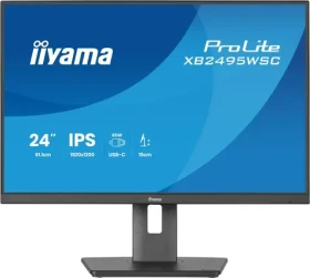 24,1" IIYAMA ProLite XB2495WSC-B1 černá / Monitor / IPS / 1920x1200 / 16:10 / 100 Hz / USB-C 65W / Pivot (XB2495WSC-B1)